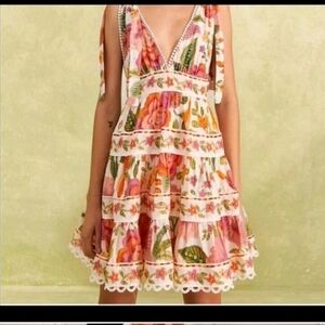 Farm Rio Macaw Bloom Minidress